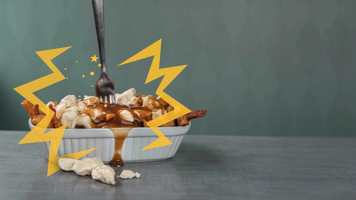 Pizza 14 pouces et grosse poutine en promotion